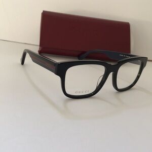 Gucci GG1303O 006  Black Square Acetate Eyeglasses
